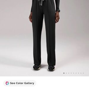 Figs Women's Black Wide Leg Pants